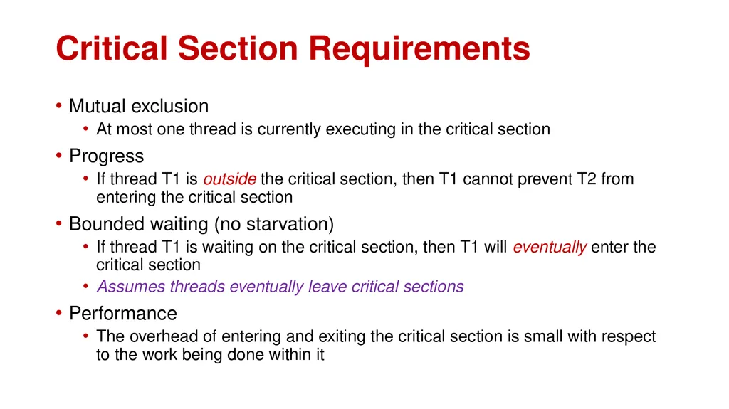 Synchronization CPEN 331, UBC Alexandra Fedorova - slide 10 of 33