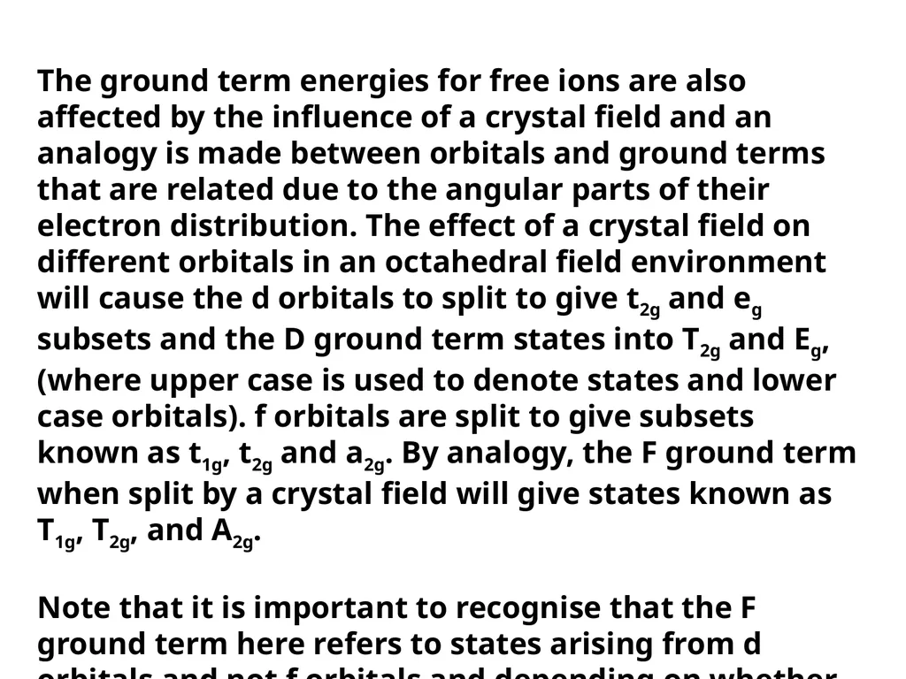 Chapter 4 Term Symboles Lecturers: 1- Dr. Majeed - slide 31 of 49