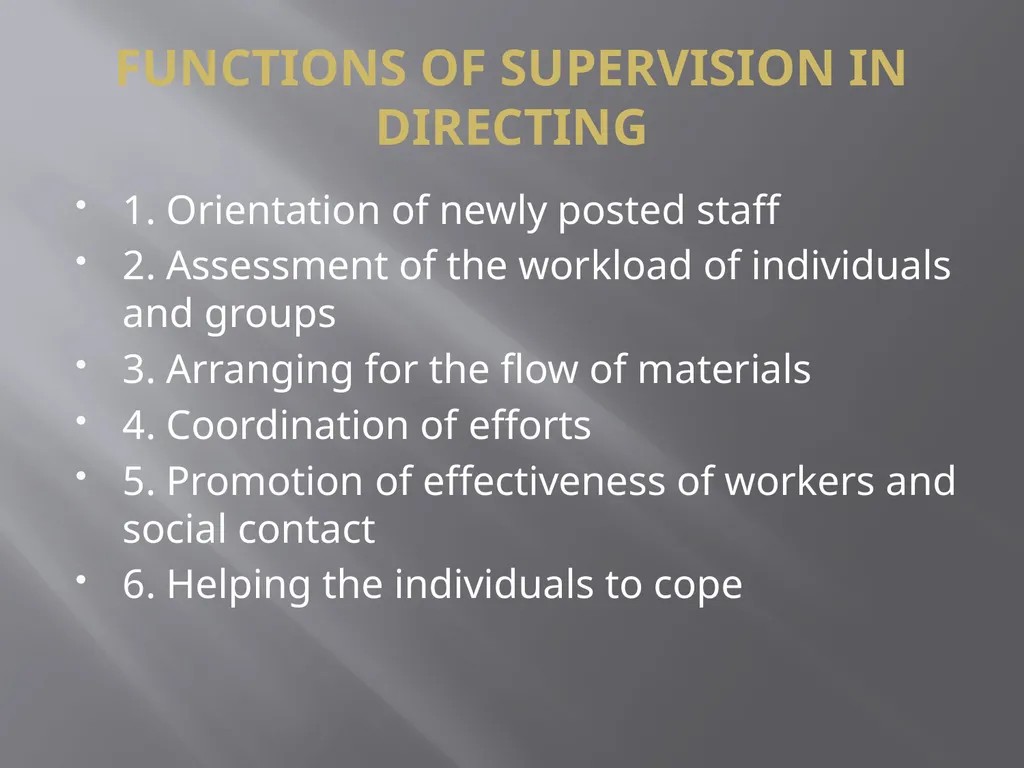 PRESENTATION ON SUPERVISION BY- Ms.Vaishali Patil - slide 14 of 21