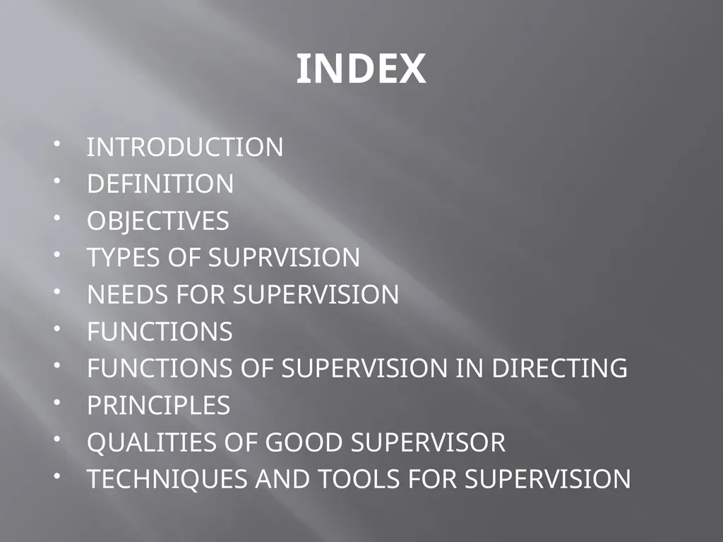 PRESENTATION ON SUPERVISION BY- Ms.Vaishali Patil - slide 3 of 21