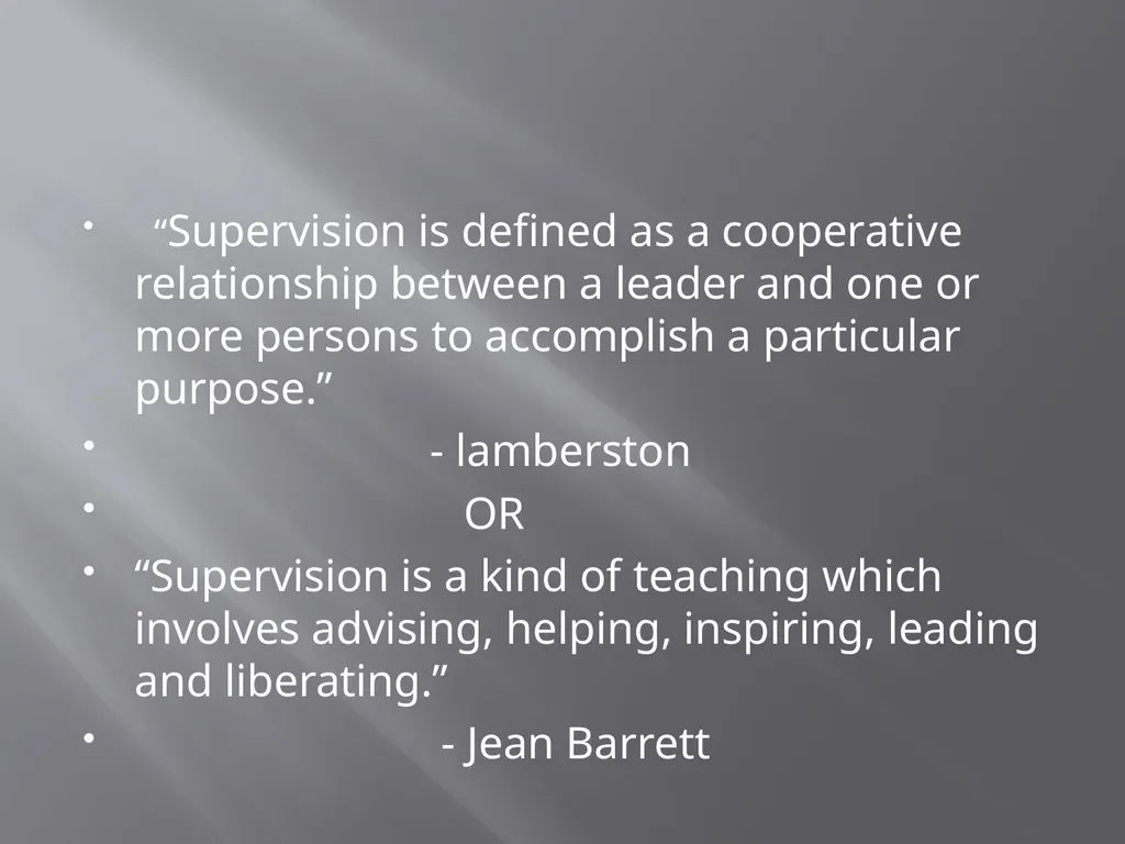 PRESENTATION ON SUPERVISION BY- Ms.Vaishali Patil - slide 6 of 21