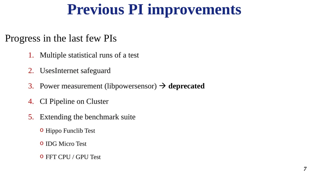 SDP benchmark suite Stefano Corda and Manuel Stutz - slide 7 of 10