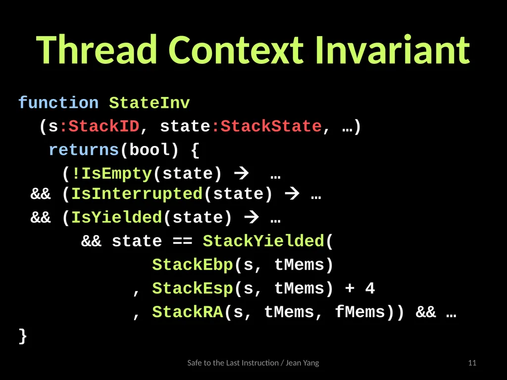 Safe to the Last Instruction: Automated - slide 11 of 19