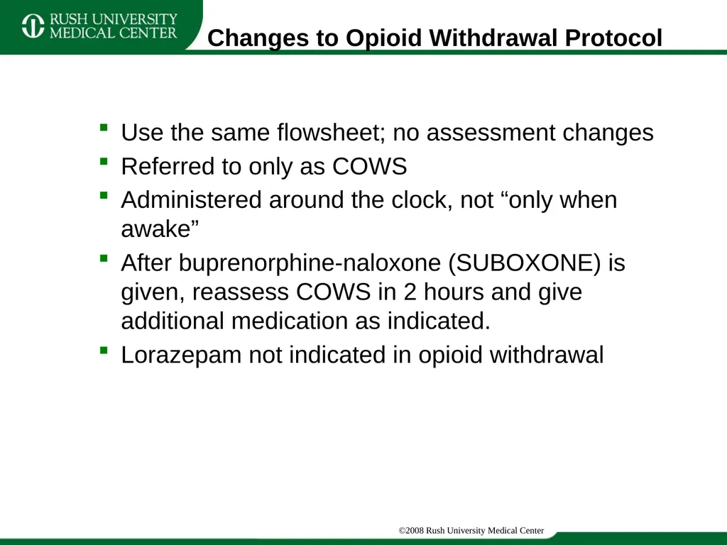 Update Training on CIWA and COWS Clinical - slide 15 of 17