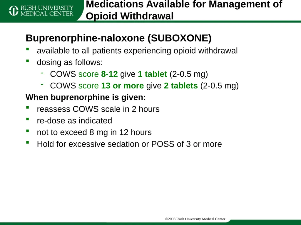Update Training on CIWA and COWS Clinical - slide 14 of 17
