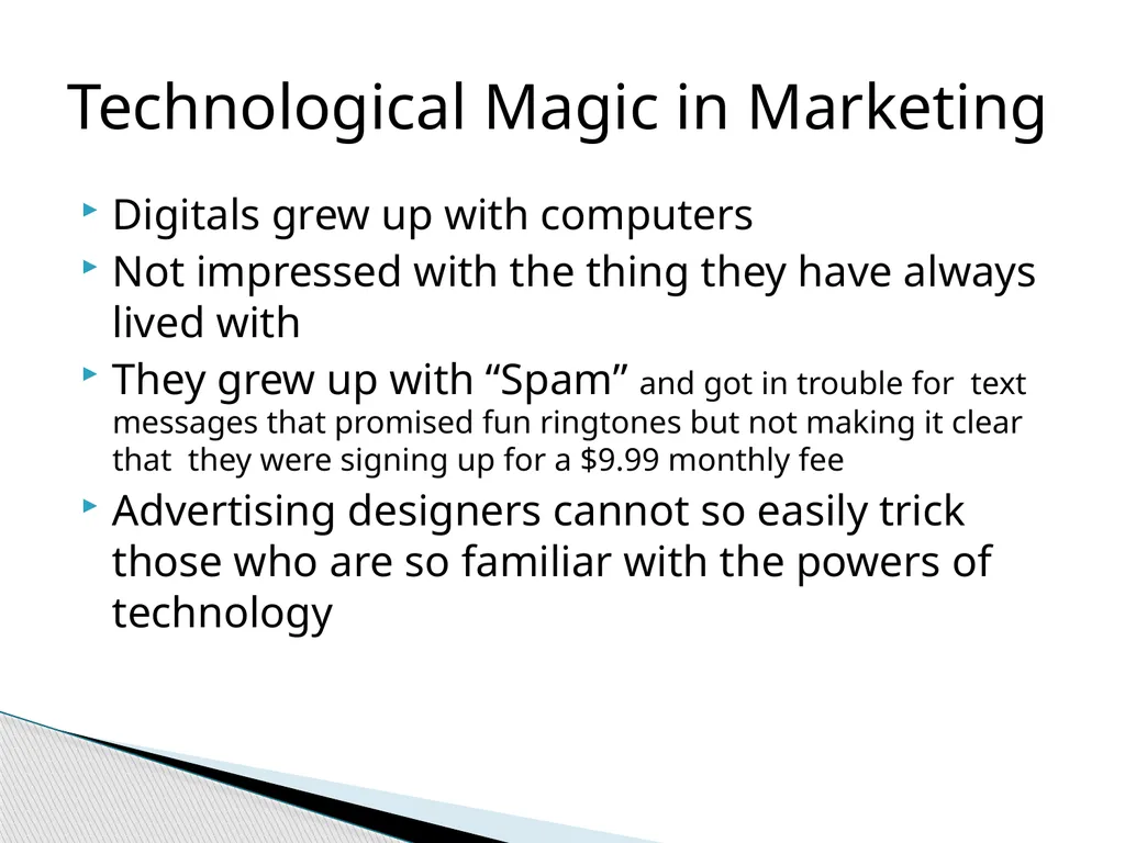 The Millennial Generation Developing Marketing - slide 7 of 40