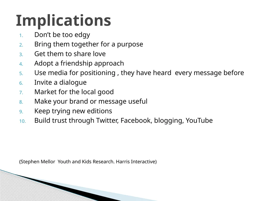 The Millennial Generation Developing Marketing - slide 31 of 40