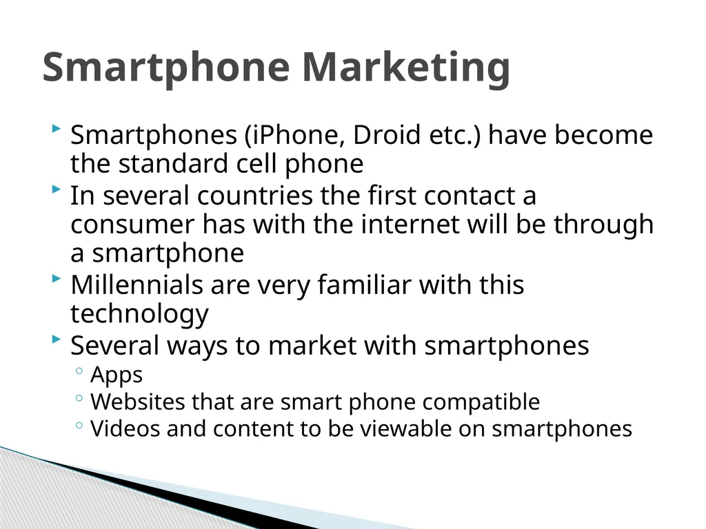 The Millennial Generation Developing Marketing - slide 38 of 40