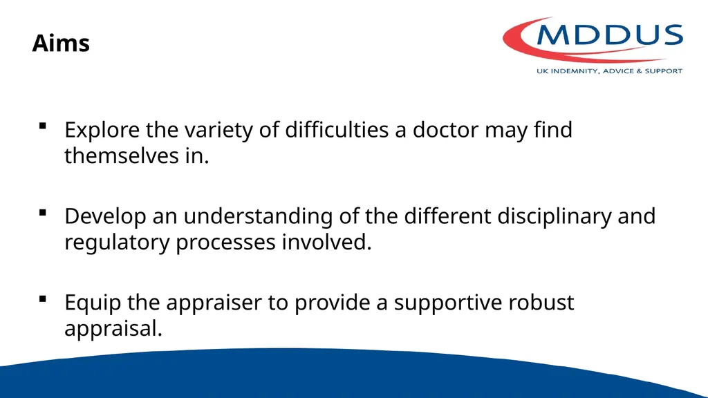 Supporting Doctors in Difficulty Dr Susan - slide 3 of 31