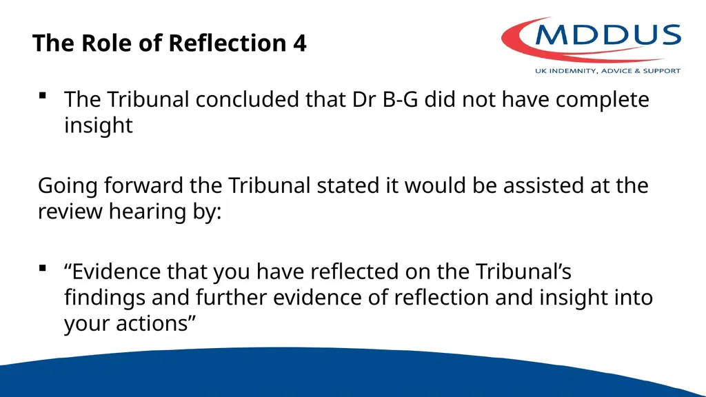 Supporting Doctors in Difficulty Dr Susan - slide 27 of 31
