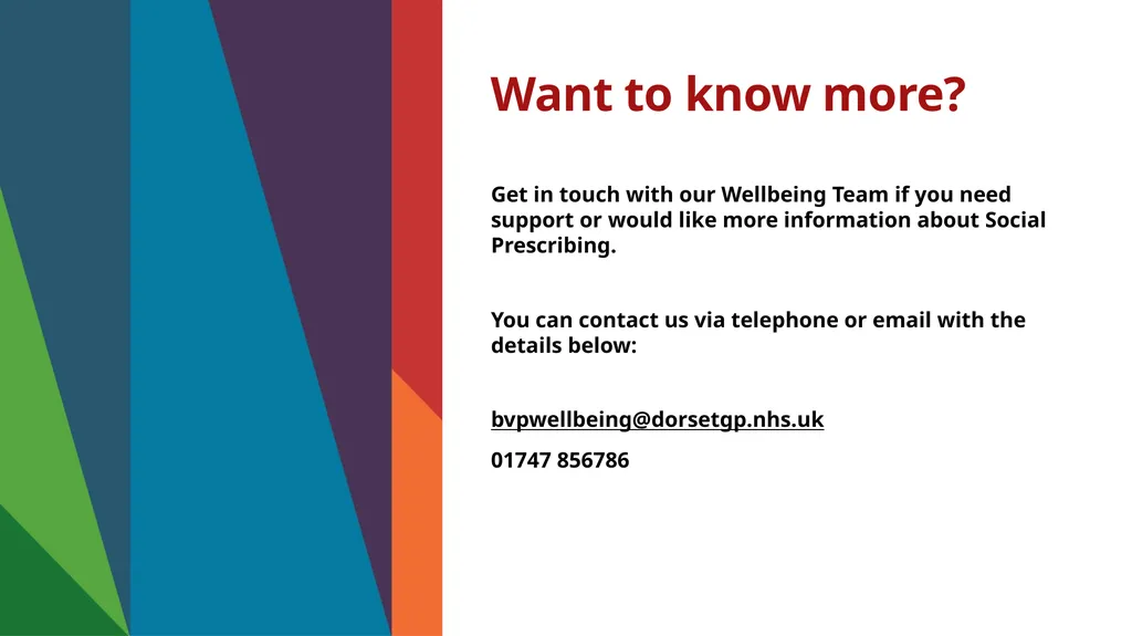 What is Social Prescribing? Many things that - slide 15 of 15