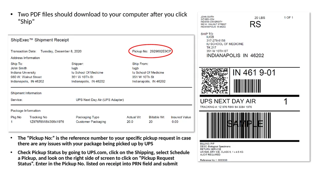 New User Tutorial UPS ShipExec™ Thin Client - slide 7 of 10