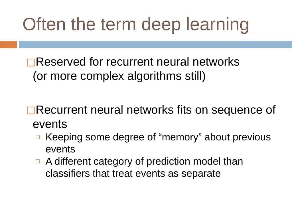 Advanced Classifiers Week 1, Video 6 - slide 18 of 26