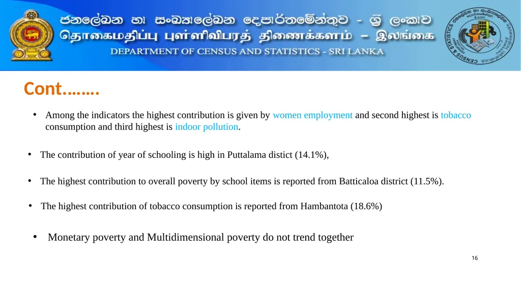 National Multidimensional Poverty Index (NMPI) 1 - slide 16 of 18