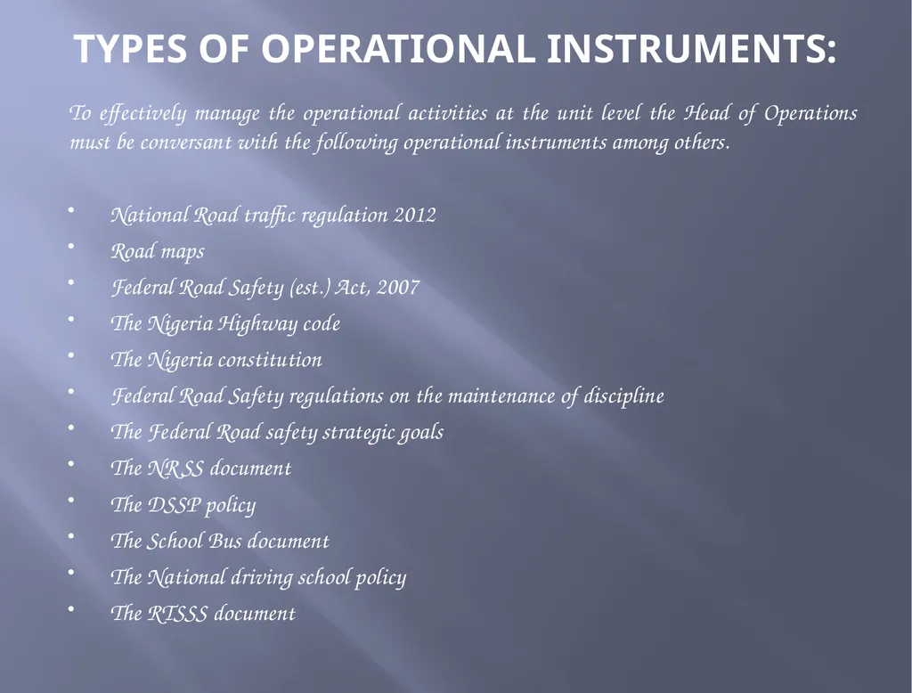 IMPROVING OPERATIONAL ACTIVITIES IN FIELD COMMANDS - slide 7 of 20