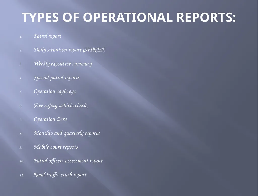 IMPROVING OPERATIONAL ACTIVITIES IN FIELD COMMANDS - slide 19 of 20