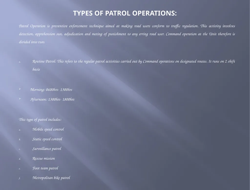 IMPROVING OPERATIONAL ACTIVITIES IN FIELD COMMANDS - slide 5 of 20