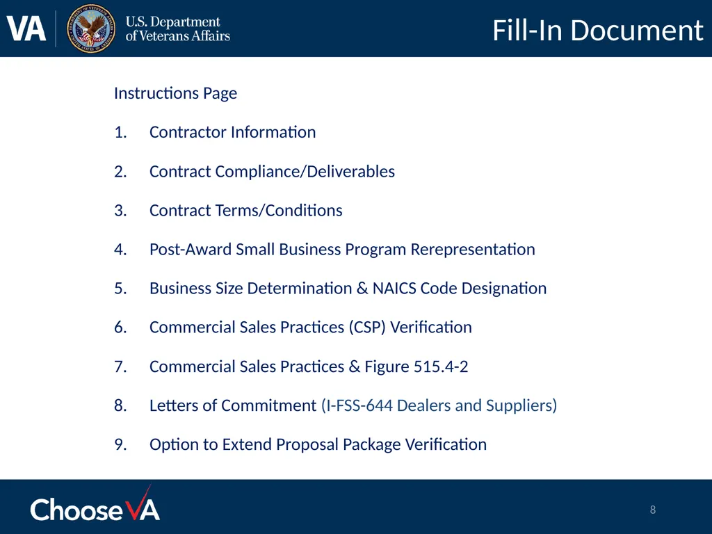 .Option to Extend Submission Best Practices FSS - slide 8 of 19