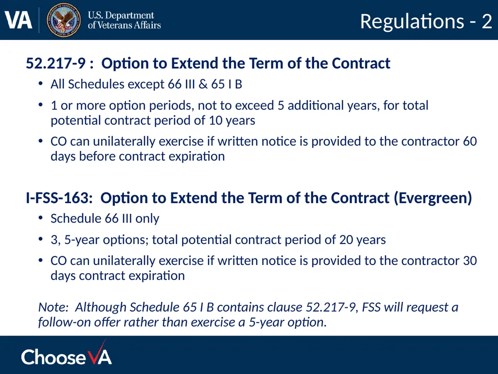 .Option to Extend Submission Best Practices FSS - slide 5 of 19