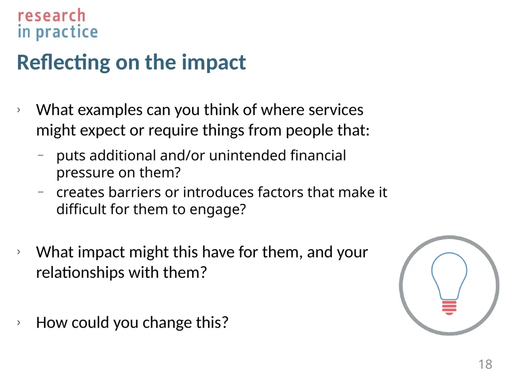 Neglect and poverty aware practice 1 Louise - slide 18 of 19