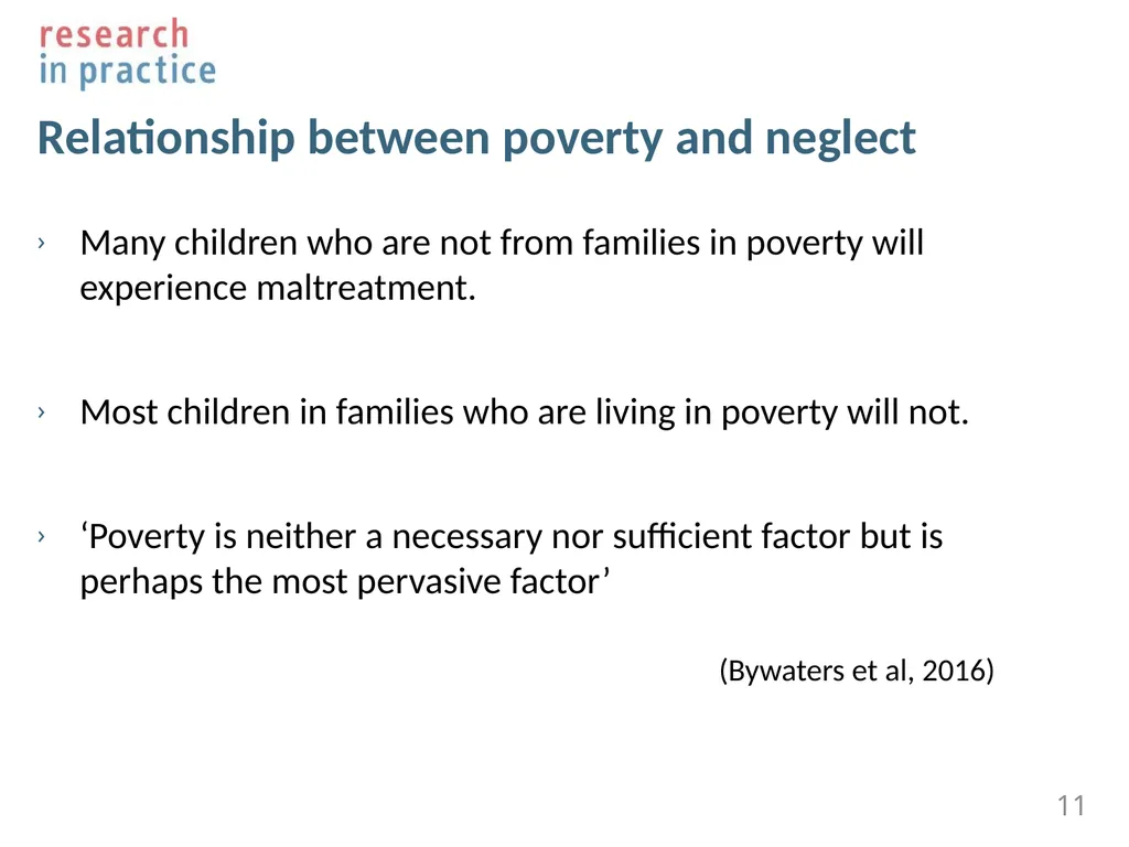 Neglect and poverty aware practice 1 Louise - slide 11 of 19