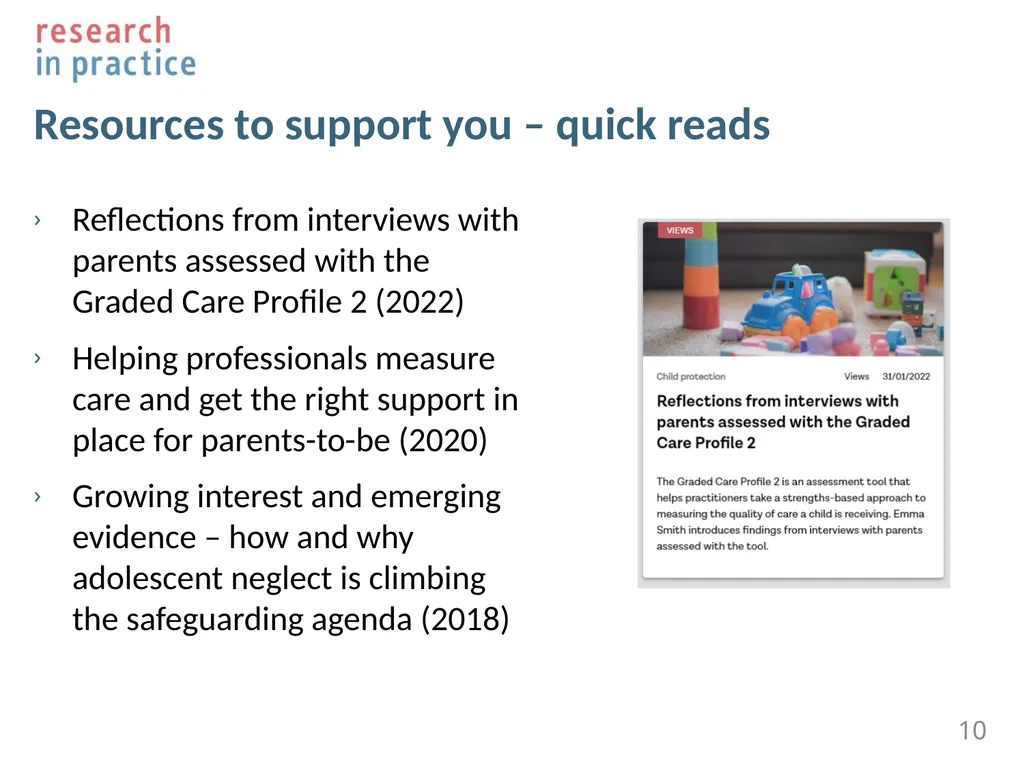Neglect and poverty aware practice 1 Louise - slide 10 of 19