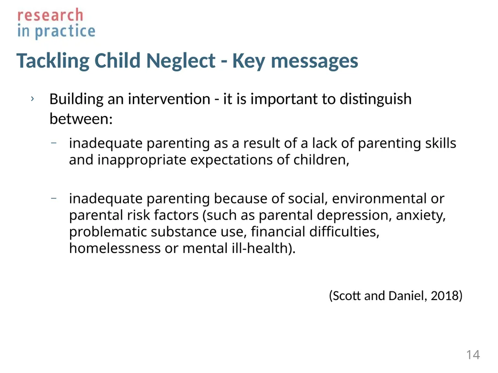 Neglect and poverty aware practice 1 Louise - slide 14 of 19