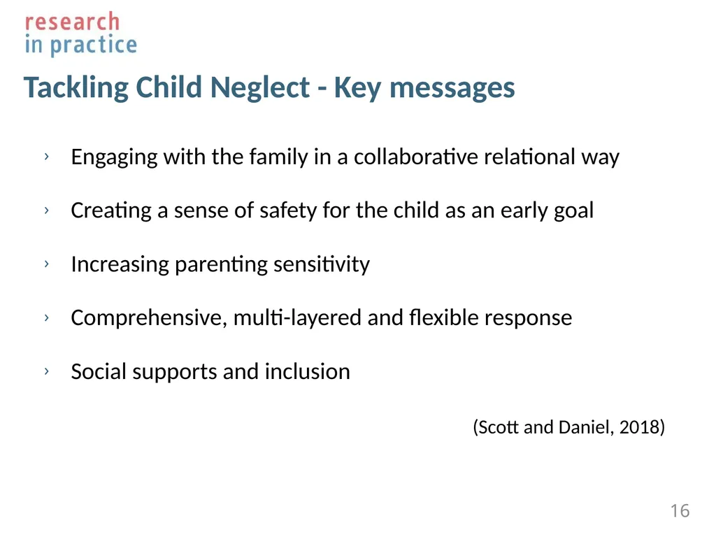 Neglect and poverty aware practice 1 Louise - slide 16 of 19