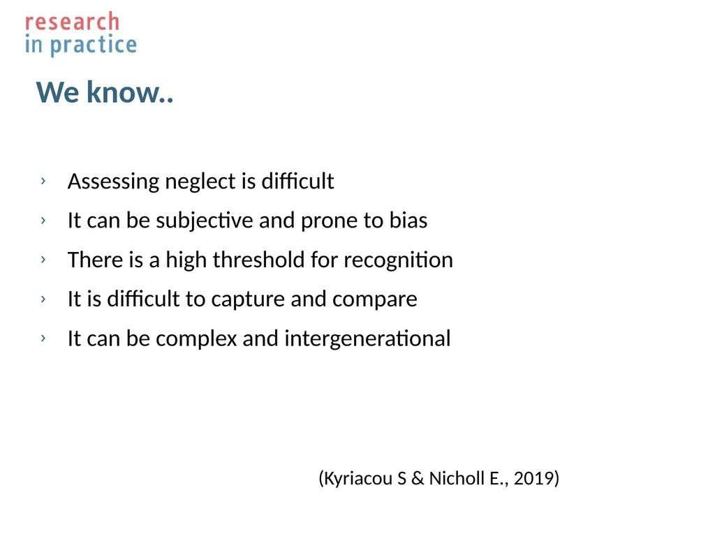 Neglect and poverty aware practice 1 Louise - slide 5 of 19