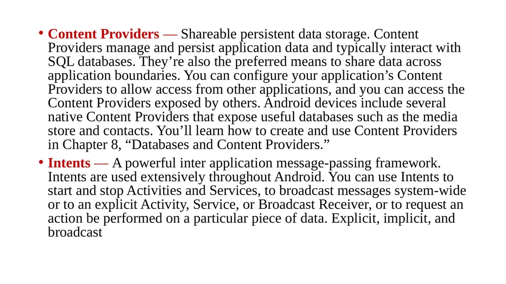 Mobile Computing Mobile Development Introduction - slide 20 of 22