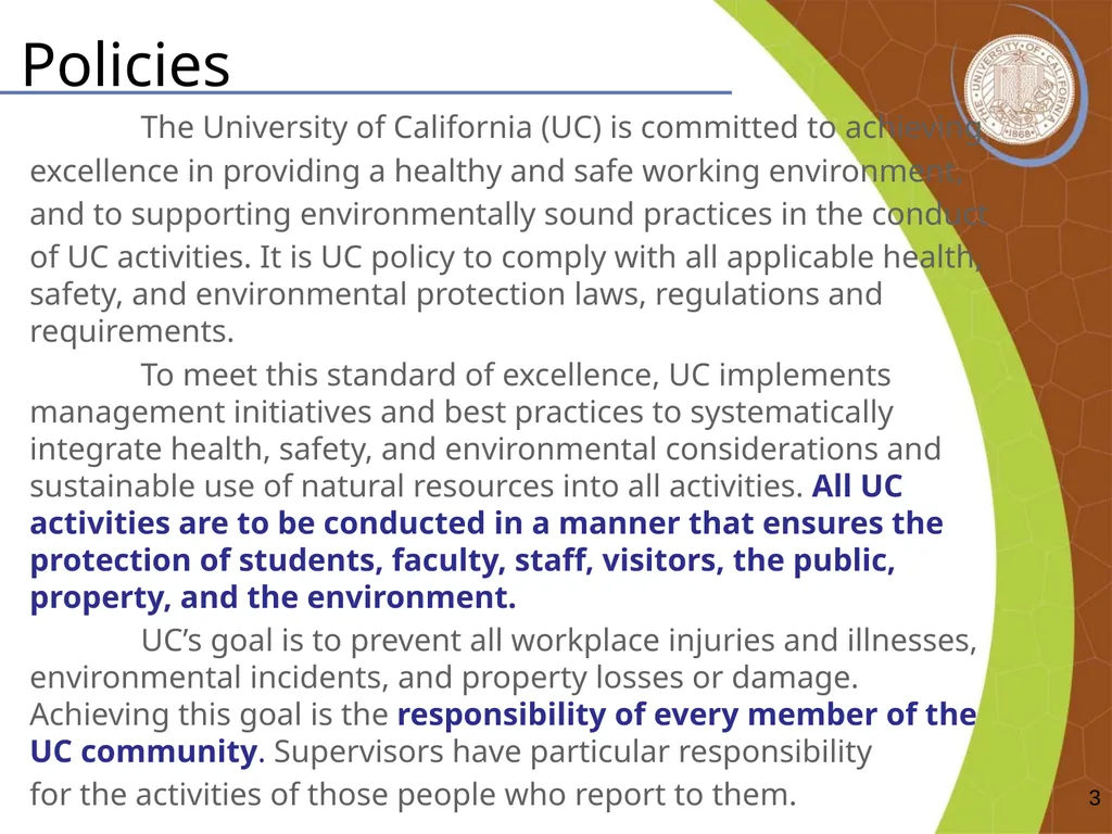 Master Gardener Safety Training EH&S Office - slide 3 of 20