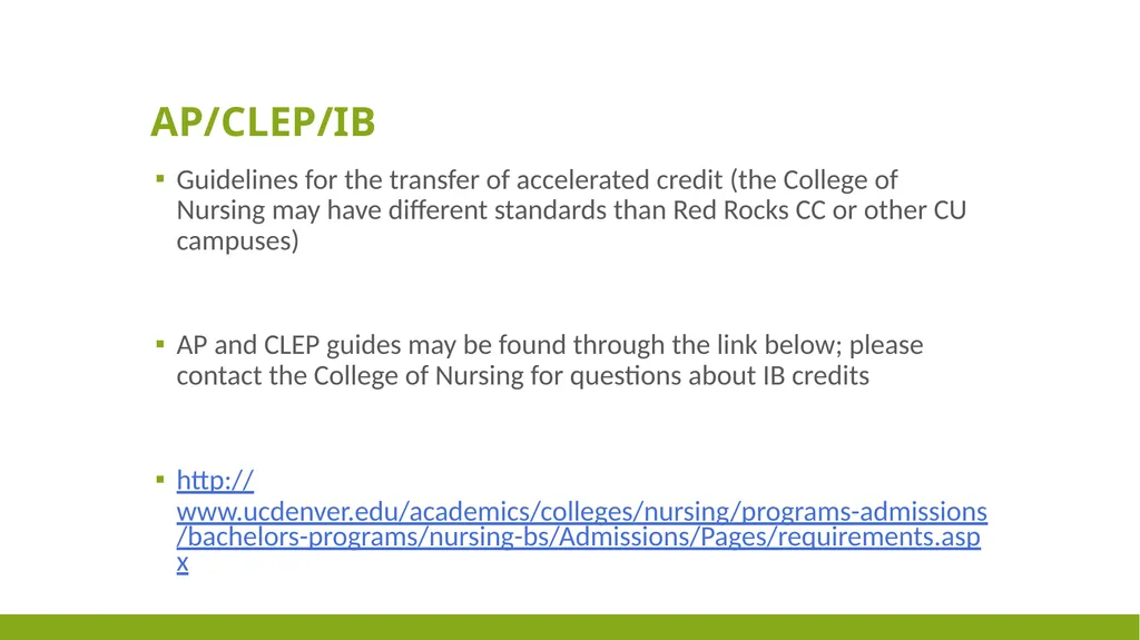 Integrative Nursing Pathway: INP Red rocks - slide 21 of 27