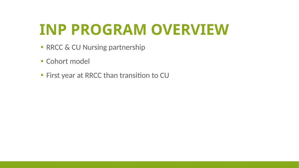 Integrative Nursing Pathway: INP Red rocks - slide 3 of 27