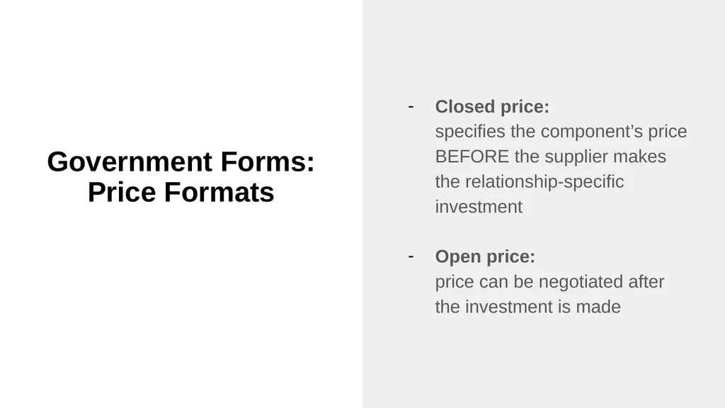 Contracting to (dis)incentivize? An integrative - slide 3 of 14