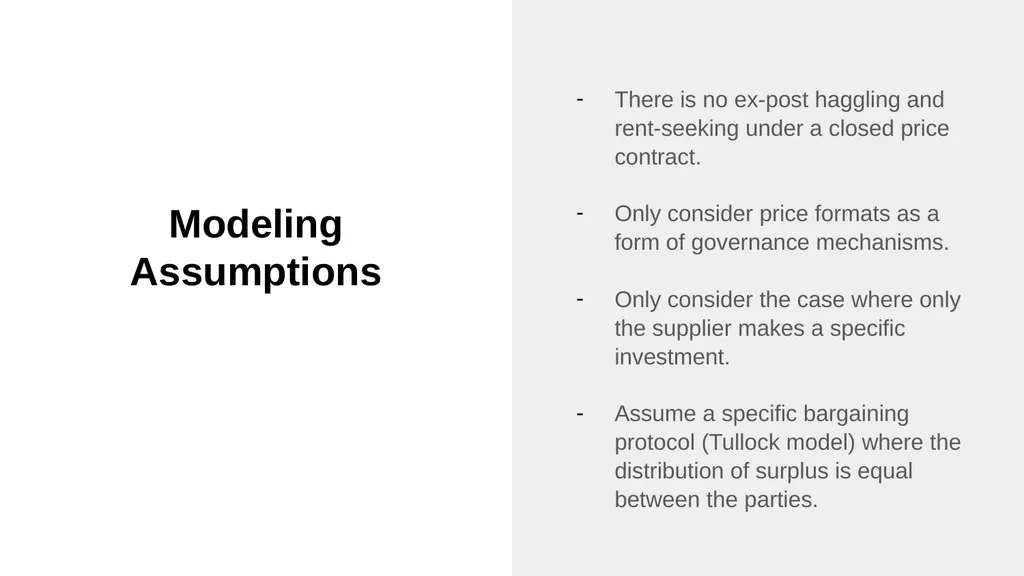 Contracting to (dis)incentivize? An integrative - slide 5 of 14