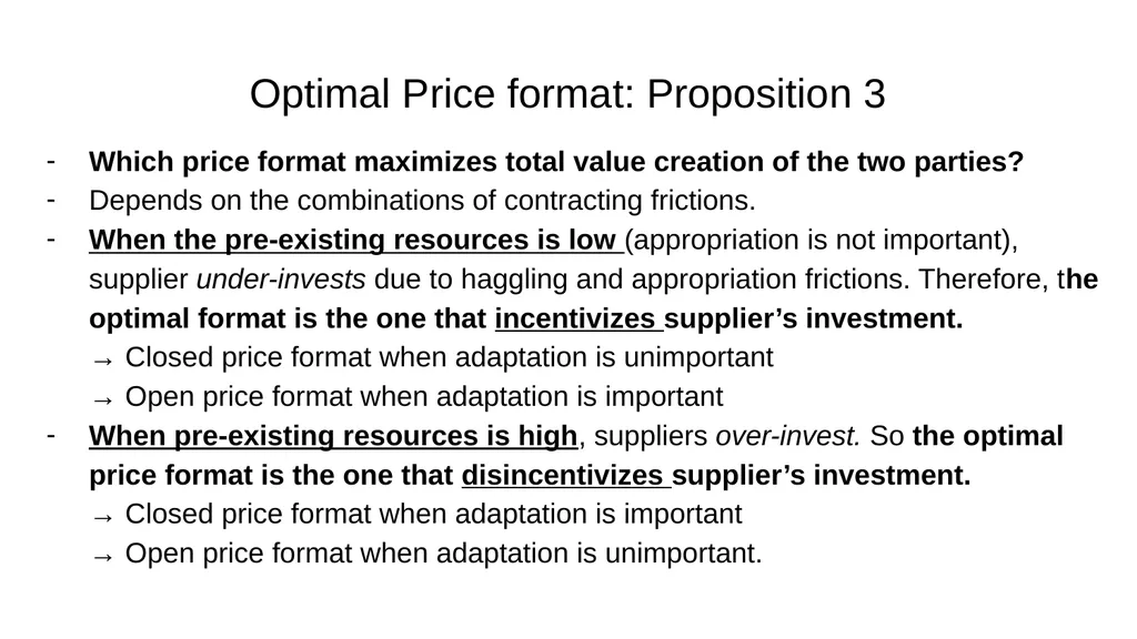 Contracting to (dis)incentivize? An integrative - slide 10 of 14