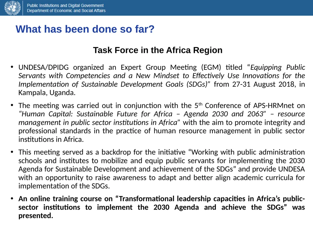 Adriana Alberti Chief, Capacity Development Unit - slide 9 of 17