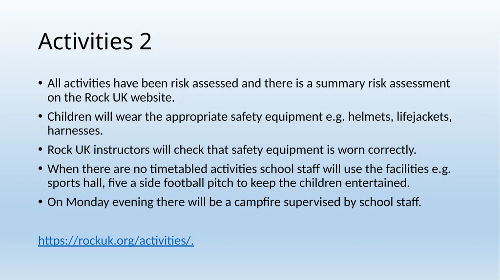 Hanslope School Primary Residential Frontier - slide 10 of 13