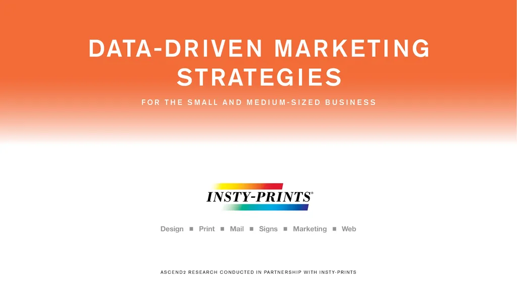 Table of Contents Data-Driven Marketing