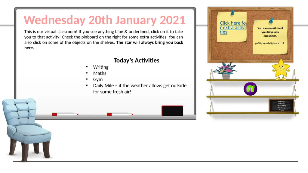 Use of virtual classrooms Bell’s Brae Primary - slide 11 of 14