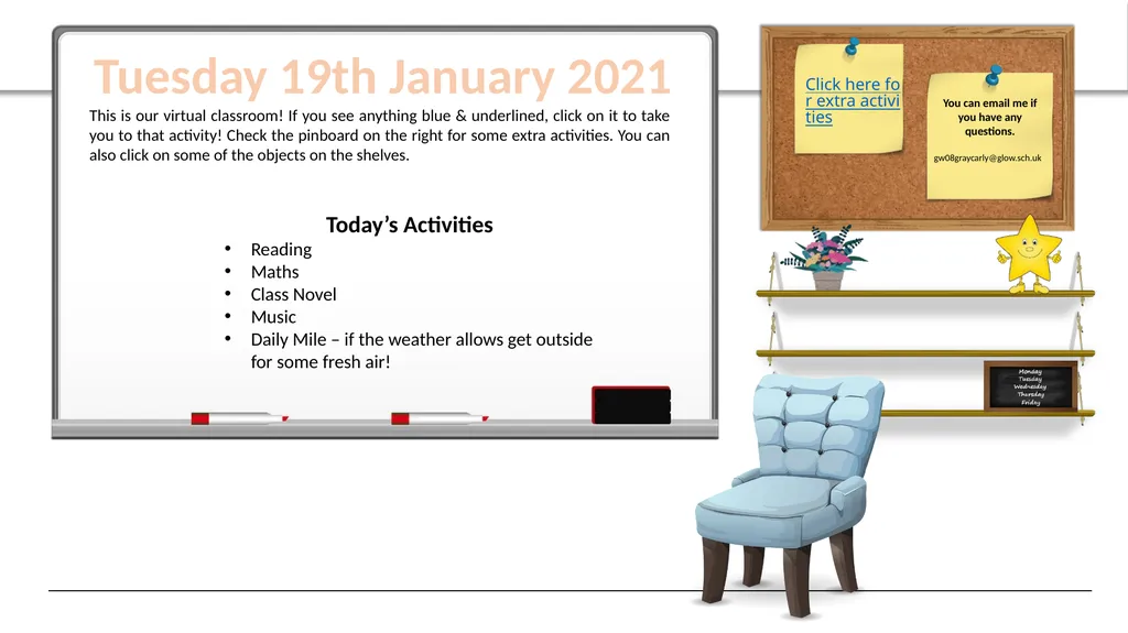 Use of virtual classrooms Bell’s Brae Primary - slide 7 of 14