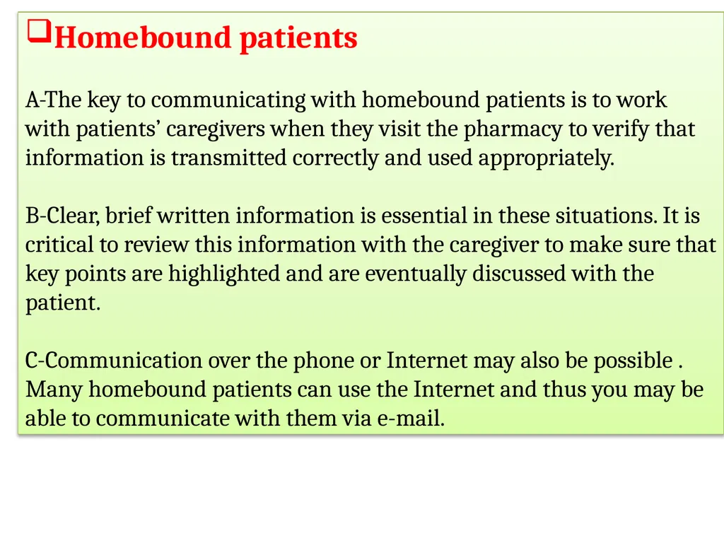 COMMUNICATION STRATIGIES TO MEET SPESIFIC NEEDS - slide 20 of 32