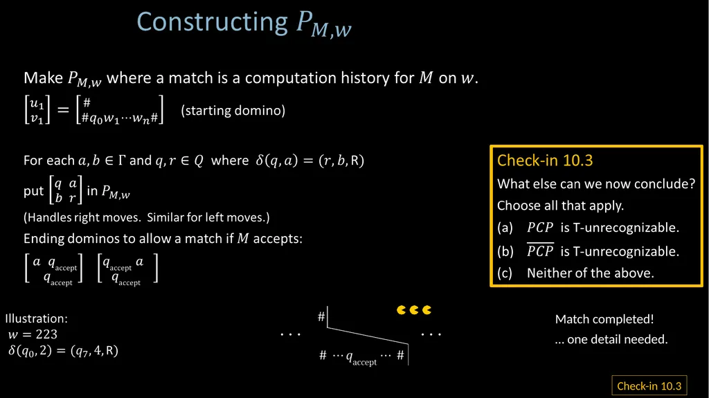 18.404/6.840 Lecture 10 Last time: - The - slide 11 of 15