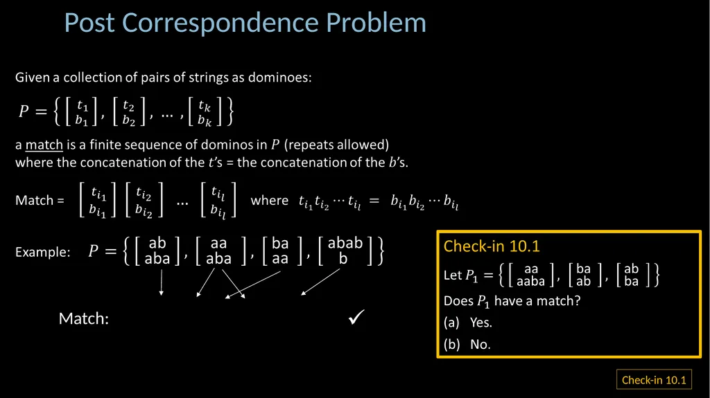 18.404/6.840 Lecture 10 Last time: - The - slide 4 of 15