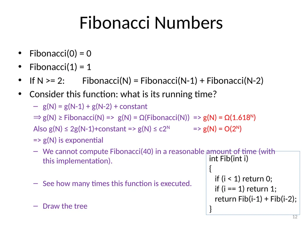 Dynamic Programming CSE 2320 – Algorithms and Data - slide 12 of 117