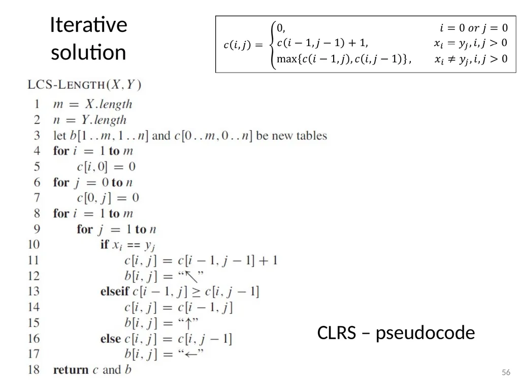 Dynamic Programming CSE 2320 – Algorithms and Data - slide 56 of 117
