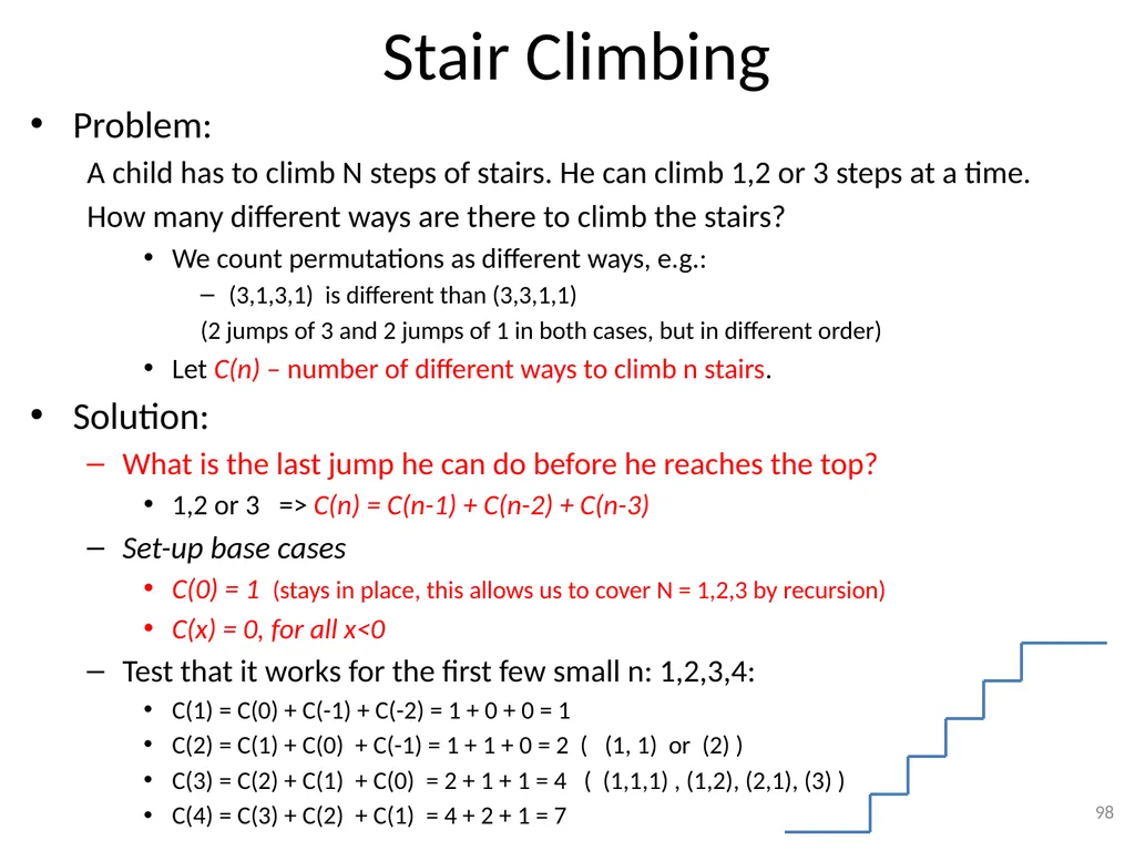 Dynamic Programming CSE 2320 – Algorithms and Data - slide 98 of 117