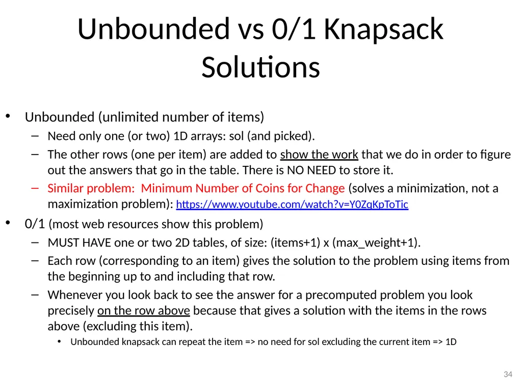Dynamic Programming CSE 2320 – Algorithms and Data - slide 34 of 117