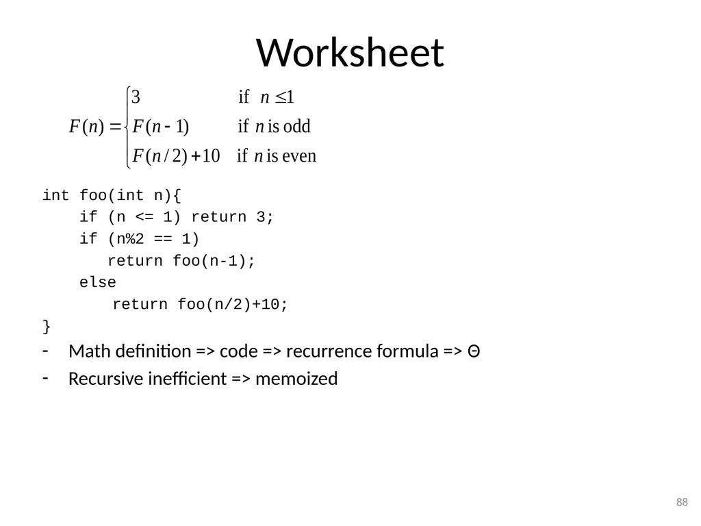 Dynamic Programming CSE 2320 – Algorithms and Data - slide 88 of 117