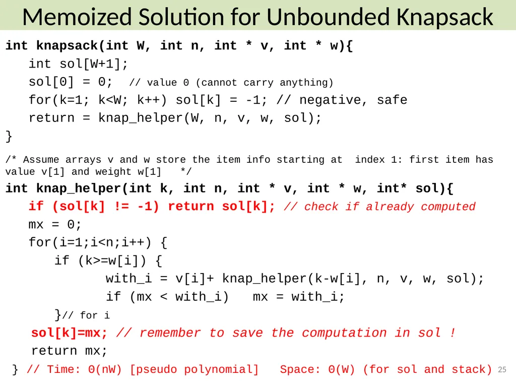 Dynamic Programming CSE 2320 – Algorithms and Data - slide 25 of 117